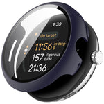 غطاء حماية متكامل من PC + فيلم مقسى للساعات، لساعات Google Pixel Watch 3 مقاس 45 مم، لساعات Google Pixel Watch 3 مقاس 41 مم