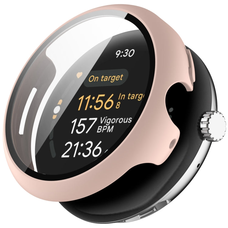 غطاء حماية متكامل من PC + فيلم مقسى للساعات، لساعات Google Pixel Watch 3 مقاس 45 مم، لساعات Google Pixel Watch 3 مقاس 41 مم