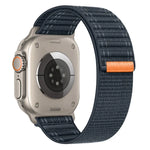 Sea Wave Nylon Hook and Loop Fastener Watch Band, For Apple Watch SE 2022 40mm, For Apple Watch SE 2022 44mm, For Apple Watch Series 7 41mm, For Apple Watch Series 7 45mm, For Apple Watch Series 6 40mm, For Apple Watch Series 6 44mm                    ...