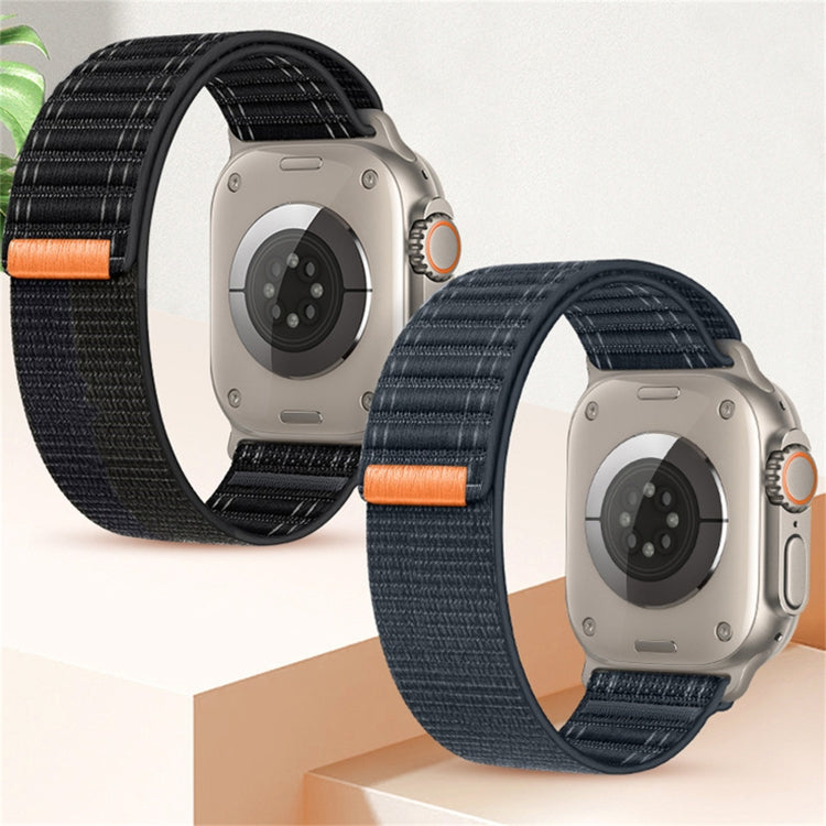 Sea Wave Nylon Hook and Loop Fastener Watch Band, For Apple Watch Series 4 44mm, For Apple Watch Series 4 40mm, For Apple Watch Series 3 38mm, For Apple Watch Series 3 42mm