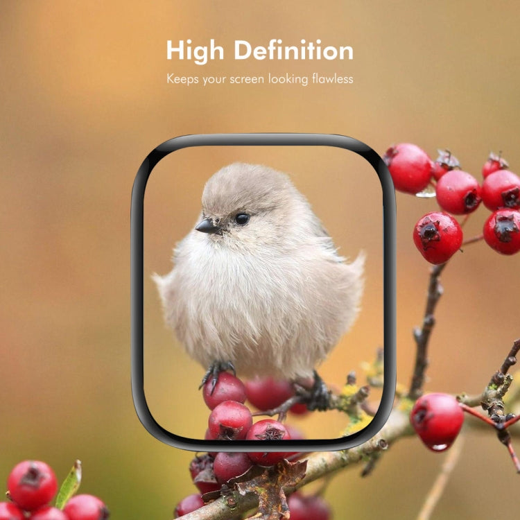 2pcs ENKAY 3D Full Coverage Soft PC Edge PMMA HD Screen Film, For Apple Watch Series 11 / 10 46mm, For Apple Watch Series 11 / 10 42mm