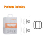 2pcs ENKAY 3D Full Coverage Soft PC Edge PMMA HD Screen Film, For Apple Watch Series 11 / 10 46mm, For Apple Watch Series 11 / 10 42mm