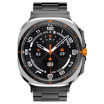 For Samsung Galaxy Watch Ultra 47mm Three Beads Titanium Alloy Metal Watch Band