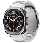 For Samsung Galaxy Watch Ultra 47mm Three Beads Titanium Alloy Metal Watch Band