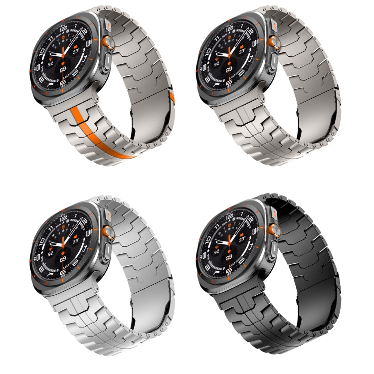 For Samsung Galaxy Watch Ultra 47mm Titanium Alloy Metal Watch Band