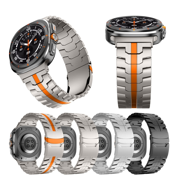 For Samsung Galaxy Watch Ultra 47mm Titanium Alloy Metal Watch Band