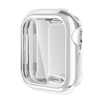 ENKAY Hat-Prince Electroplated Soft TPU Case with Screen Film, For Apple Watch Series 11 / 10 46mm, For Apple Watch Series 11 / 10 42mm