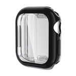 ENKAY Hat-Prince Electroplated Soft TPU Case with Screen Film, For Apple Watch Series 11 / 10 46mm, For Apple Watch Series 11 / 10 42mm
