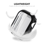 ENKAY Hat-Prince Electroplated Soft TPU Case with Screen Film, For Apple Watch Series 11 / 10 46mm, For Apple Watch Series 11 / 10 42mm