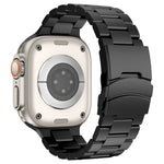 Three Beads Titanium Alloy Metal Watch Band, For Apple Watch Series 7 41mm, For Apple Watch Series 7 45mm, For Apple Watch Series 6 40mm, For Apple Watch Series 6 44mm, For Apple Watch Series 5 44mm, For Apple Watch Series 5 40mm                       ...