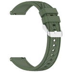 Stripe Texture Silicone 20mm Watch Band, For Samsung Galaxy Watch 6 44mm, For Samsung Galaxy Watch 6 40mm, For Samsung Galaxy Watch 6 Classic 43mm, For Samsung Galaxy Watch5 Pro Golf Edition