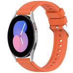 Stripe Texture Silicone 20mm Watch Band, For Samsung Galaxy Watch5 Golf Edition, For Samsung Galaxy Watch 5  44mm, For Samsung Galaxy Watch 5 Pro  45mm, For Samsung Galaxy Watch 5  40mm