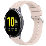 Stripe Texture Silicone 20mm Watch Band, For Samsung Galaxy Watch Active2 44mm, For Samsung Galaxy Watch Active2 40mm