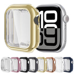 Full Coverage TPU Electroplated Watch Case, For Apple Watch Series 11 / 10 46mm, For Apple Watch Series 11 / 10 42mm