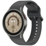 Solid Color Colorful Buckle Quick Release Silicone Watch Band, For Samsung Galaxy Watch 5 40 / 44mm, For Samsung Galaxy Watch 5 Pro, For Samsung Galaxy Watch 4 40 / 44mm, For Samsung Galaxy Watch 4 Classic 46 / 42mm