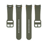 Wavy Grain Stitched Quick Release Silicone Watch Band, For Samsung Galaxy Watch 4 44mm, For Samsung Galaxy Watch 4 40mm, For Samsung  Galaxy Watch 4 Classic 46mm, For Samsung  Galaxy Watch 4 Classic 42mm