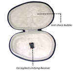 For Logitech MX Master 2S / 3S Wireless Mouse PU Waterproof Storage Bag Outdoor Travel Hard Shell Protective Case, For Logitech MX Master 2S / 3S