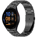 Three Beads Button Quick Release Metal Watch Band, For Samsung Galaxy Watch FE 40mm, For Samsung Galaxy Watch 7 40 / 44mm, For Samsung Galaxy Watch 6 Classic 43 / 47mm, For Samsung Galaxy Watch 6  40 / 44mm, For Samsung Galaxy Watch 5 40 / 44mm        ...