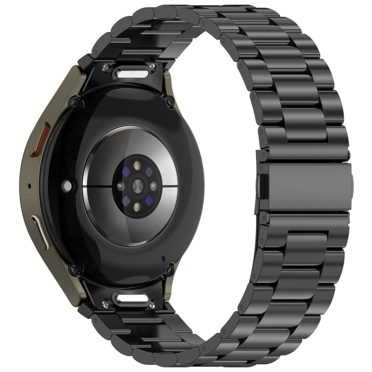 Three Beads Button Quick Release Metal Watch Band, For Samsung Galaxy Watch FE 40mm, For Samsung Galaxy Watch 7 40 / 44mm, For Samsung Galaxy Watch 6 Classic 43 / 47mm, For Samsung Galaxy Watch 6  40 / 44mm, For Samsung Galaxy Watch 5 40 / 44mm        ...