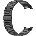 Three Beads Button Quick Release Metal Watch Band, For Samsung Galaxy Watch FE 40mm, For Samsung Galaxy Watch 7 40 / 44mm, For Samsung Galaxy Watch 6 Classic 43 / 47mm, For Samsung Galaxy Watch 6  40 / 44mm, For Samsung Galaxy Watch 5 40 / 44mm        ...