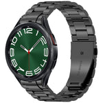 Three Beads Button Quick Release Metal Watch Band, For Samsung Galaxy Watch FE 40mm, For Samsung Galaxy Watch 7 40 / 44mm, For Samsung Galaxy Watch 6 Classic 43 / 47mm, For Samsung Galaxy Watch 6  40 / 44mm, For Samsung Galaxy Watch 5 40 / 44mm        ...