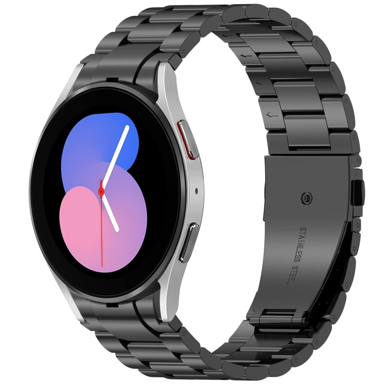 Three Beads Button Quick Release Metal Watch Band, For Samsung Galaxy Watch FE 40mm, For Samsung Galaxy Watch 7 40 / 44mm, For Samsung Galaxy Watch 6 Classic 43 / 47mm, For Samsung Galaxy Watch 6  40 / 44mm, For Samsung Galaxy Watch 5 40 / 44mm        ...