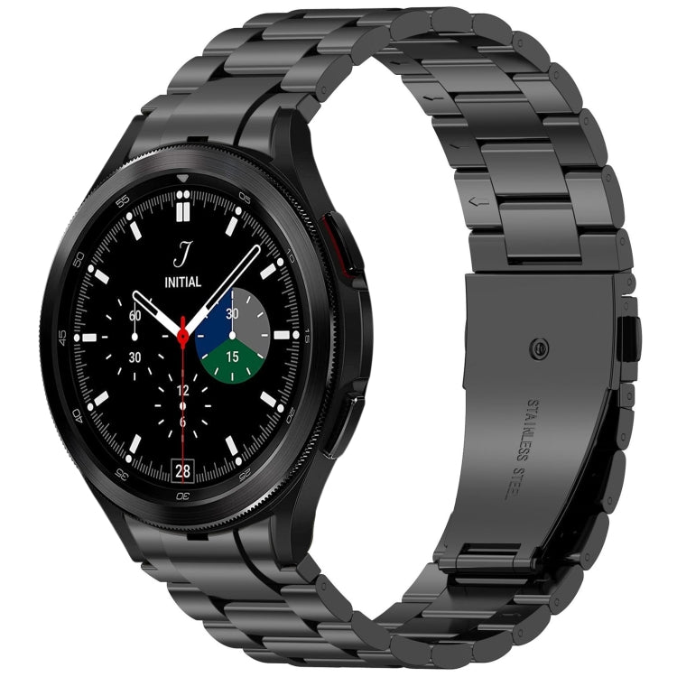 Three Beads Button Quick Release Metal Watch Band, For Samsung Galaxy Watch FE 40mm, For Samsung Galaxy Watch 7 40 / 44mm, For Samsung Galaxy Watch 6 Classic 43 / 47mm, For Samsung Galaxy Watch 6  40 / 44mm, For Samsung Galaxy Watch 5 40 / 44mm        ...