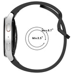 Diplopore Button Quick Release Silicone Watch Band, For Samsung Galaxy Watch 4 40 / 44mm, For Samsung Galaxy Watch 4 Classic 42 / 46mm