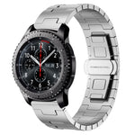 Titanium Alloy 22mm Metal Watch Band, For Samsung Galaxy Gear S3 Frontier, For Samsung Galaxy Watch 3 45mm, For Samsung Galaxy Gear S3 Classic, For Samsung Galaxy Watch 46mm