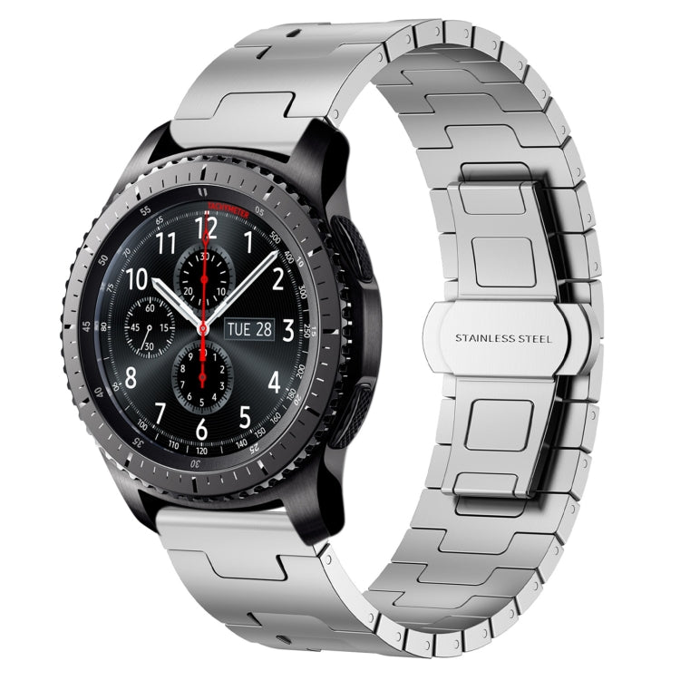 Titanium Alloy 22mm Metal Watch Band, For Samsung Galaxy Gear S3 Frontier, For Samsung Galaxy Watch 3 45mm, For Samsung Galaxy Gear S3 Classic, For Samsung Galaxy Watch 46mm