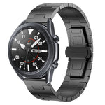 Titanium Alloy 22mm Metal Watch Band, For Samsung Galaxy Gear S3 Frontier, For Samsung Galaxy Watch 3 45mm, For Samsung Galaxy Gear S3 Classic, For Samsung Galaxy Watch 46mm