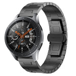 Titanium Alloy 22mm Metal Watch Band, For Samsung Galaxy Gear S3 Frontier, For Samsung Galaxy Watch 3 45mm, For Samsung Galaxy Gear S3 Classic, For Samsung Galaxy Watch 46mm