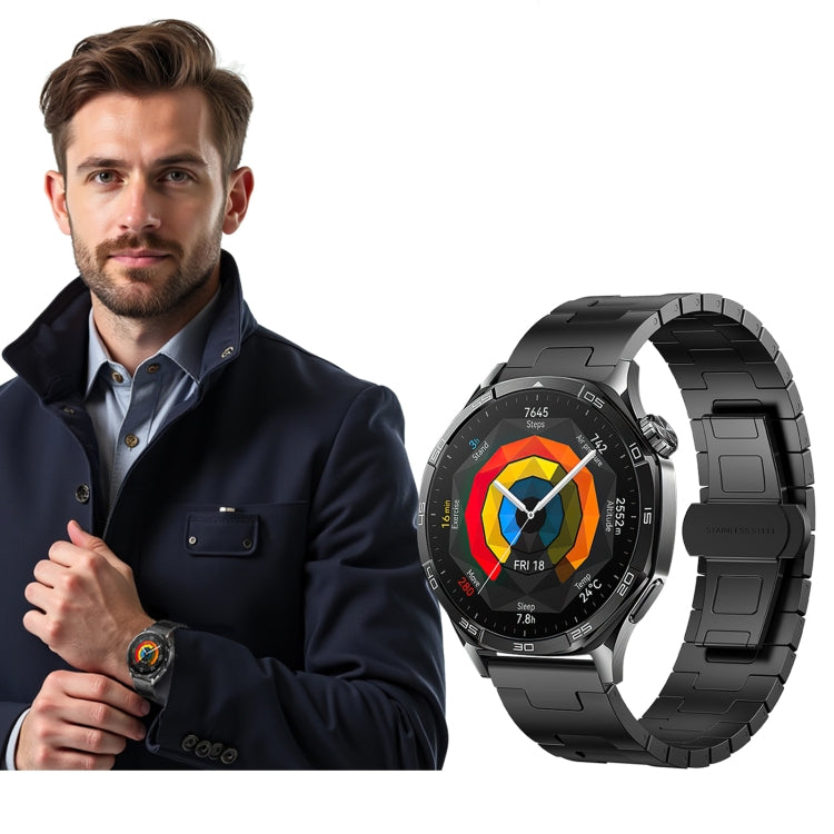 Titanium Alloy 22mm Metal Watch Band, For Samsung Galaxy Gear S3 Frontier, For Samsung Galaxy Watch 3 45mm, For Samsung Galaxy Gear S3 Classic, For Samsung Galaxy Watch 46mm