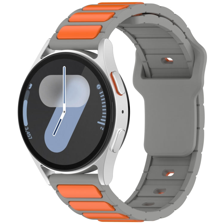 Two Color I-Shaped Silicone Watch Band, For Samsung Galaxy Watch 20mm, For Samsung Galaxy Watch 22mm