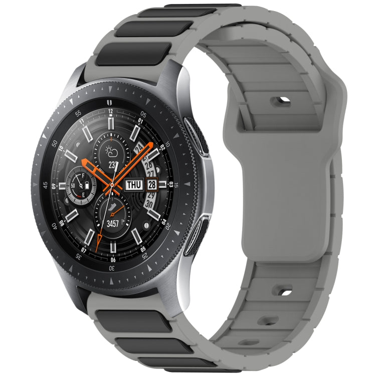 Two Color I-Shaped Silicone Watch Band, For Samsung Galaxy Watch 20mm, For Samsung Galaxy Watch 22mm