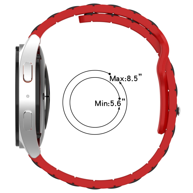 Two Color I-Shaped Silicone Watch Band, For Samsung Galaxy Watch 20mm, For Samsung Galaxy Watch 22mm