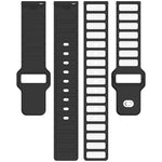 Two Color I-Shaped Silicone Watch Band, For Samsung Galaxy Watch 20mm, For Samsung Galaxy Watch 22mm