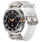 Titanium Connector Quick Release Silicone Watch Band, For Samsung Galaxy Watch Ultra 47mm / Ultra 2025