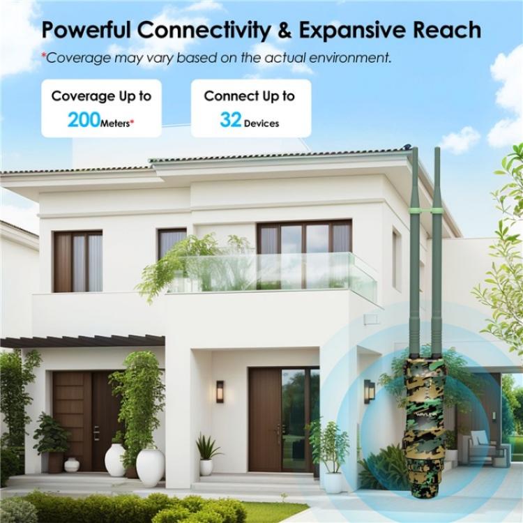 WAVLINK WN570HA2 IP67 Waterproof Outdoor WiFi Extender AC1200 Dual Band Wireless Router, US Plug, EU Plug, UK Plug, AU Plug