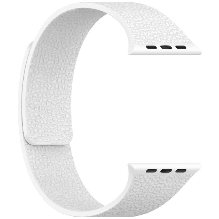Litchi Texture Magnetic Silicone Watch Band, For Apple Watch 46mm / 49mm / 45mm / 44mm, For Apple Watch 42mm / 41mm / 40mm / 38mm