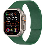 Litchi Texture Magnetic Silicone Watch Band, For Apple Watch 46mm / 49mm / 45mm / 44mm, For Apple Watch 42mm / 41mm / 40mm / 38mm