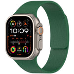 Litchi Texture Magnetic Silicone Watch Band, For Apple Watch 46mm / 49mm / 45mm / 44mm, For Apple Watch 42mm / 41mm / 40mm / 38mm