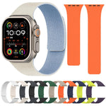 Litchi Texture Magnetic Silicone Watch Band, For Apple Watch 46mm / 49mm / 45mm / 44mm, For Apple Watch 42mm / 41mm / 40mm / 38mm