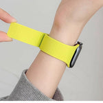 Litchi Texture Magnetic Silicone Watch Band, For Apple Watch 46mm / 49mm / 45mm / 44mm, For Apple Watch 42mm / 41mm / 40mm / 38mm