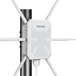 موسع واي فاي خارجي WAVLINK WN588HX3 AX3000 مع 6 هوائيات، مكرر واي فاي مزدوج النطاق، قابس أمريكي، بريطاني، أوروبي، أسترالي