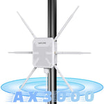 موسع واي فاي خارجي WAVLINK WN588HX3 AX3000 مع 6 هوائيات، مكرر واي فاي مزدوج النطاق، قابس أمريكي، بريطاني، أوروبي، أسترالي