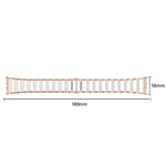 Butterfly Buckle Ceramic White Metal Watch Band, For Samsung Galaxy Fit 3