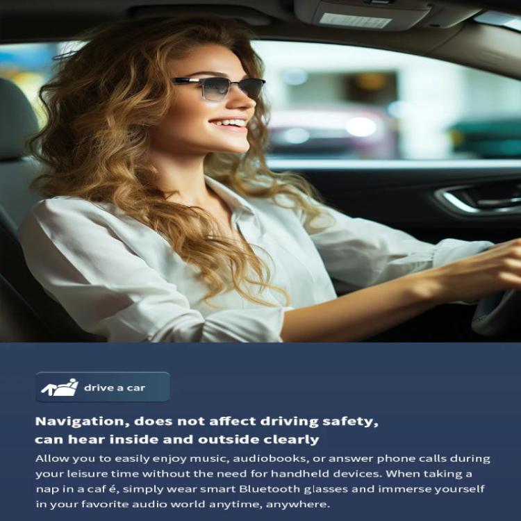 GS06 Smart Glasses, Support AI Smart Chip / Bluetooth Call / Outdoor Sports