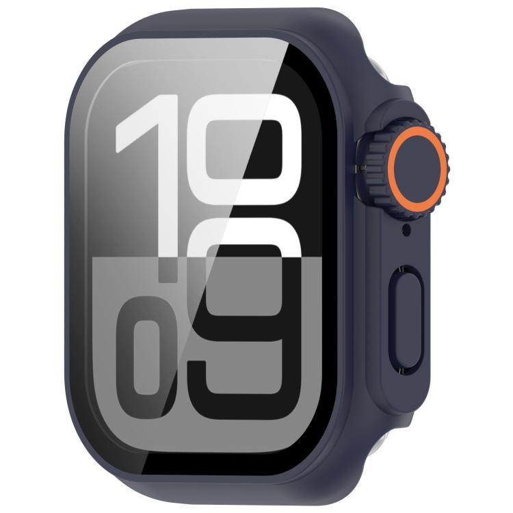 Change to Ultra 49mm Tempered Film Integrated PC Button Watch Case, For Apple Watch Series 6 / 5 / 4 & SE 44mm, For Apple Watch Series 6 / 5 / 4 & SE 40mm, For Apple Watch Series 11 / 10 46mm, For Apple Watch Series 11 / 10 42mm                        ...