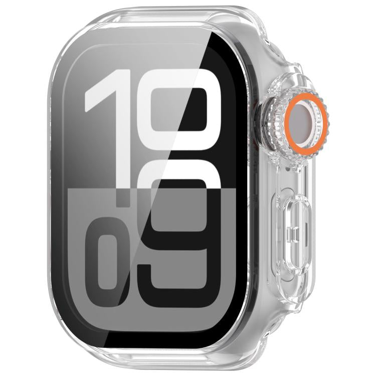 Change to Ultra 49mm Tempered Film Integrated PC Button Watch Case, For Apple Watch Series 6 / 5 / 4 & SE 44mm, For Apple Watch Series 6 / 5 / 4 & SE 40mm, For Apple Watch Series 11 / 10 46mm, For Apple Watch Series 11 / 10 42mm                        ...